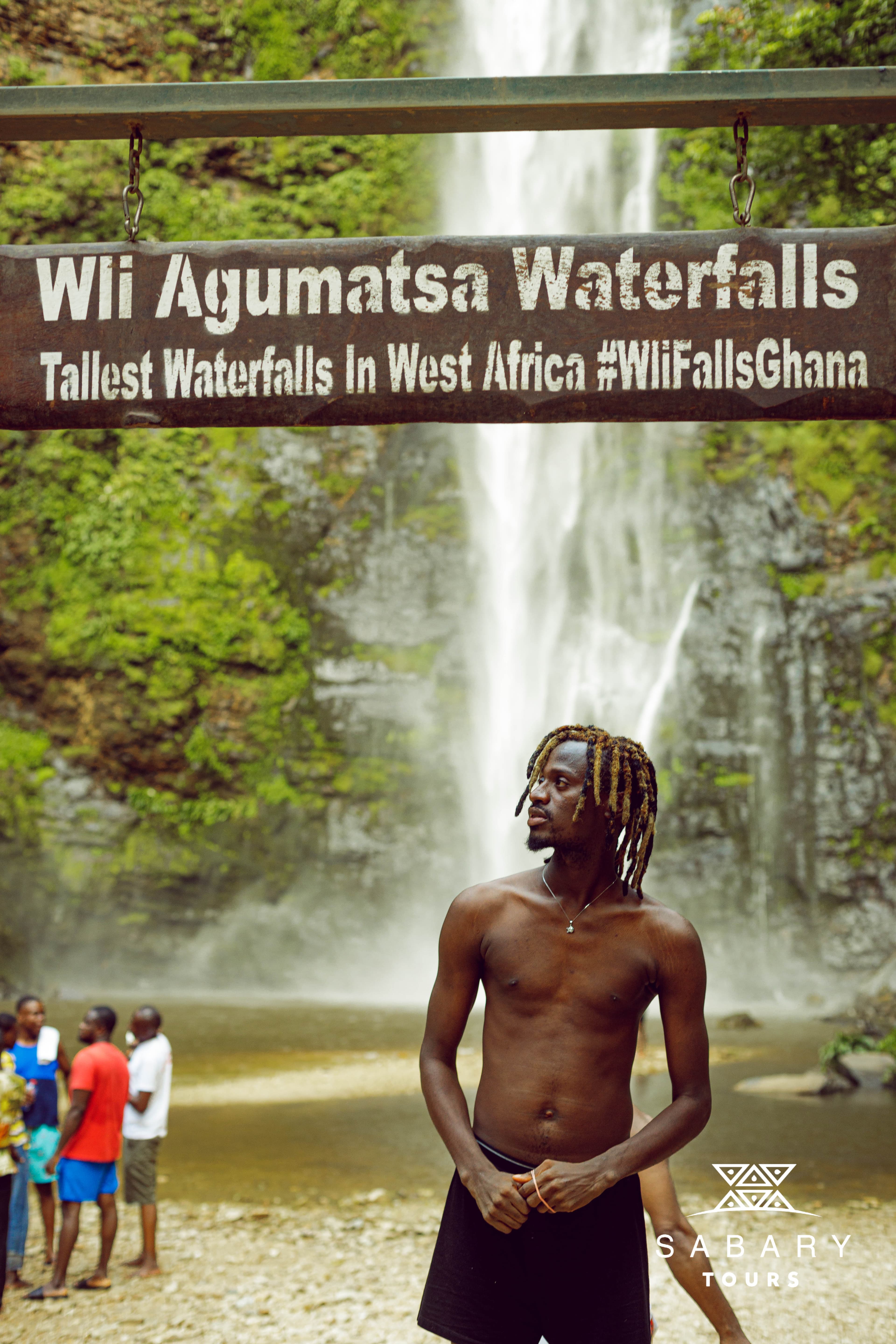 Five Unkown waterfalls in Ghana
